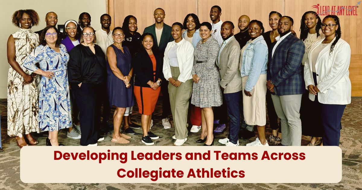 22 Leadership Institute participants and faculty stand together