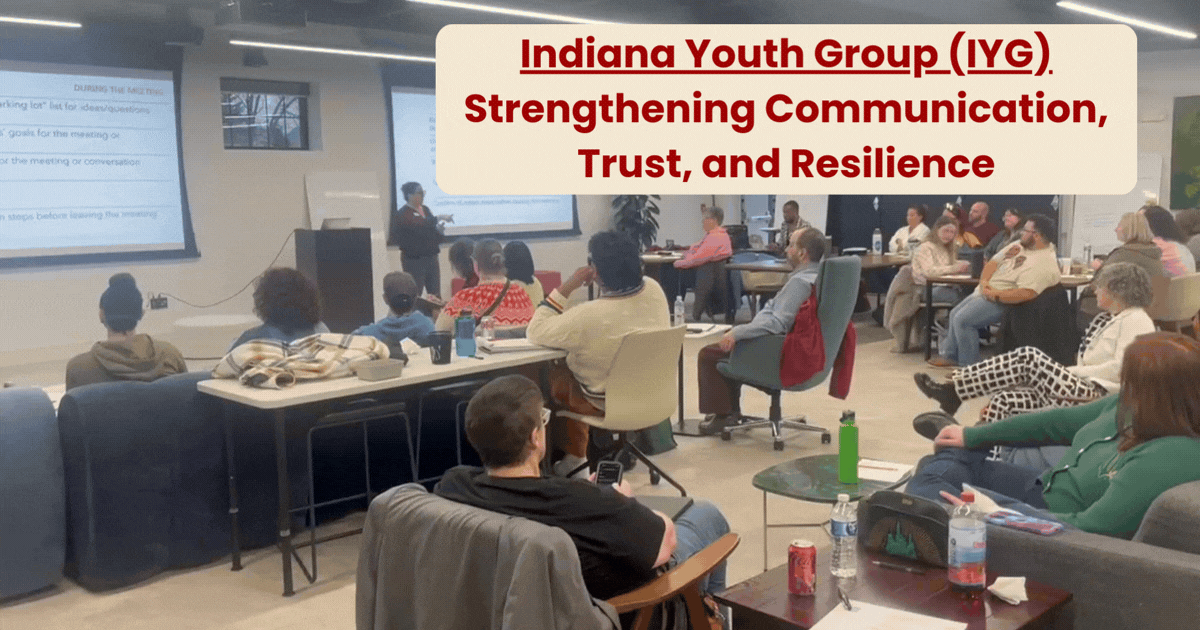 Amy Waninger leads a workshop at IYG