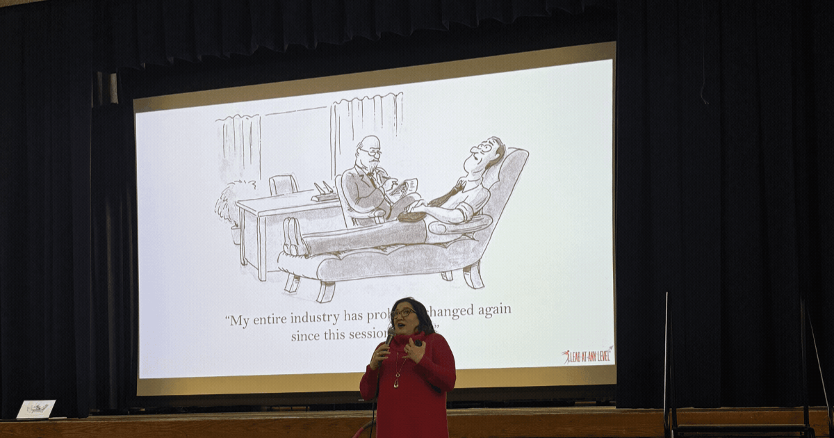 Amy Waninger leads a workshop at IYG